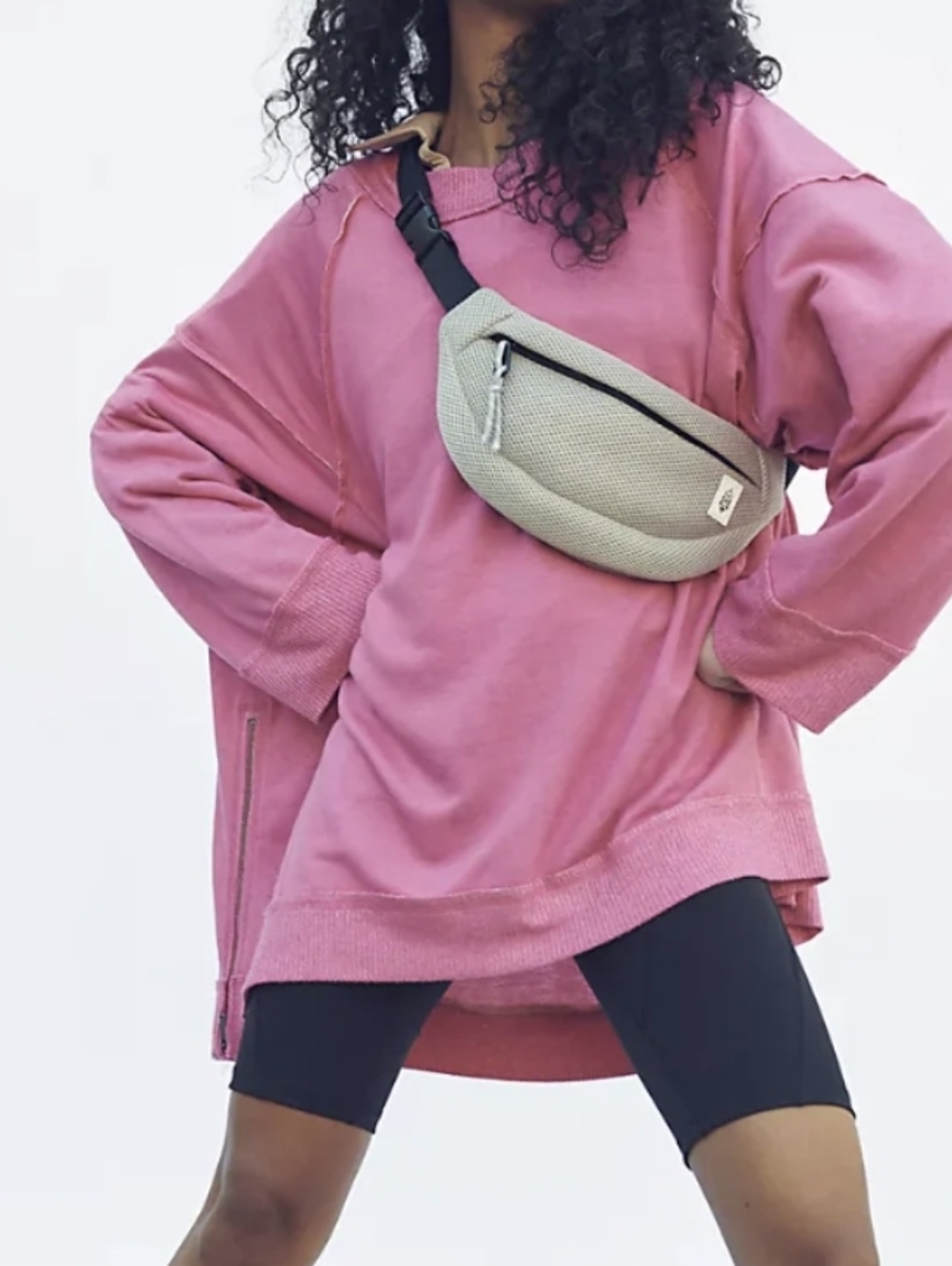 Free People Movement Sun Seeker Sweat Sweatshirt SZ.L PINK - Picture 3 of 7